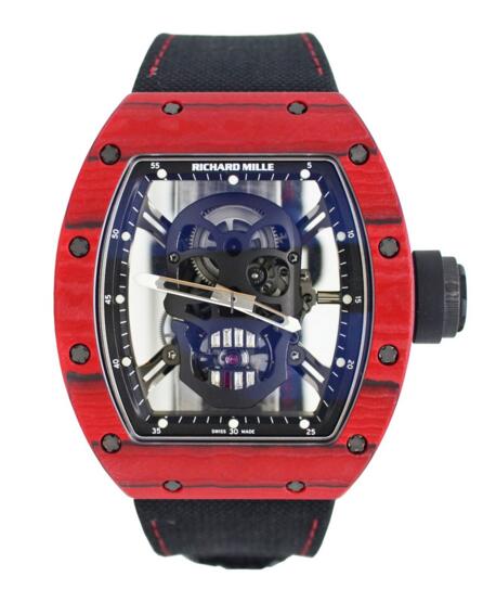 Richard Mille RM52-01 NTPT Tourbillon Skull watch replica
